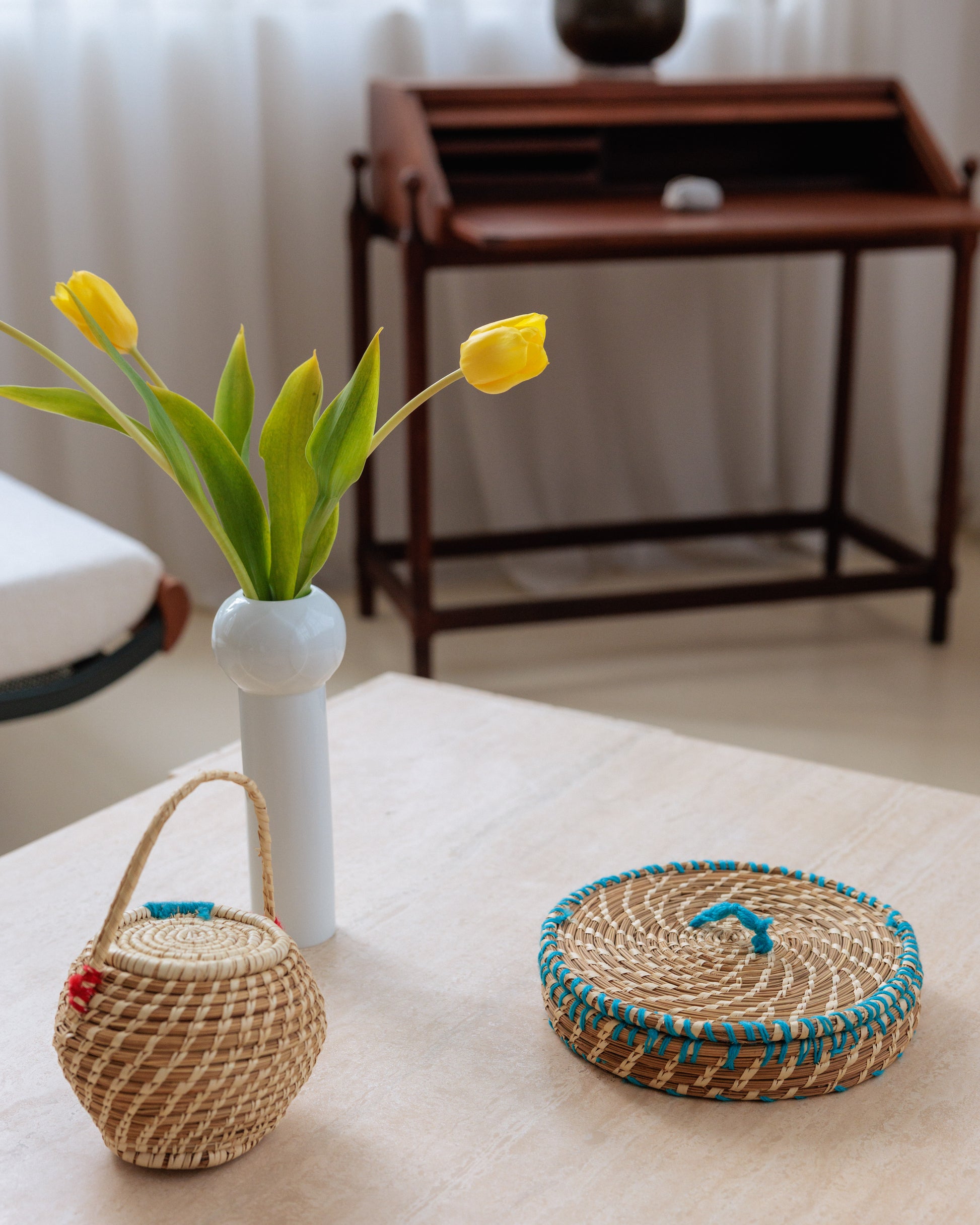 Yi Traditional Bamboo Basket