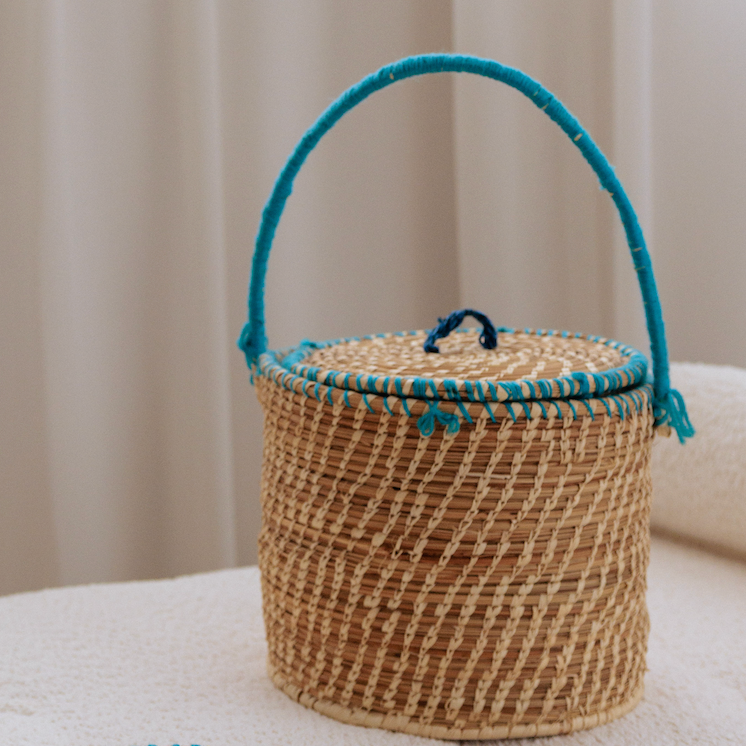 Yi Traditional Bamboo Basket