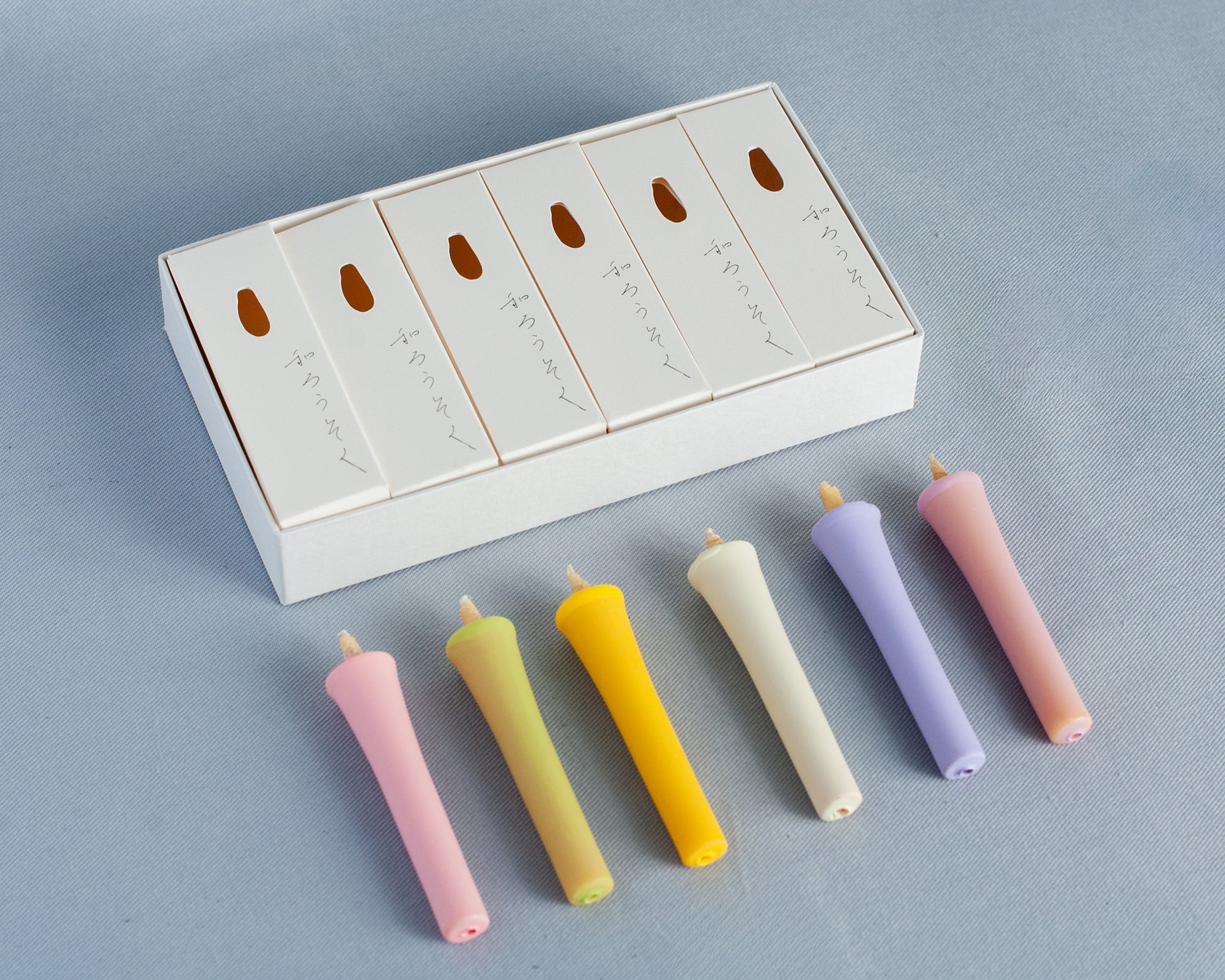 DAIYO Colored Candles Four Seasons