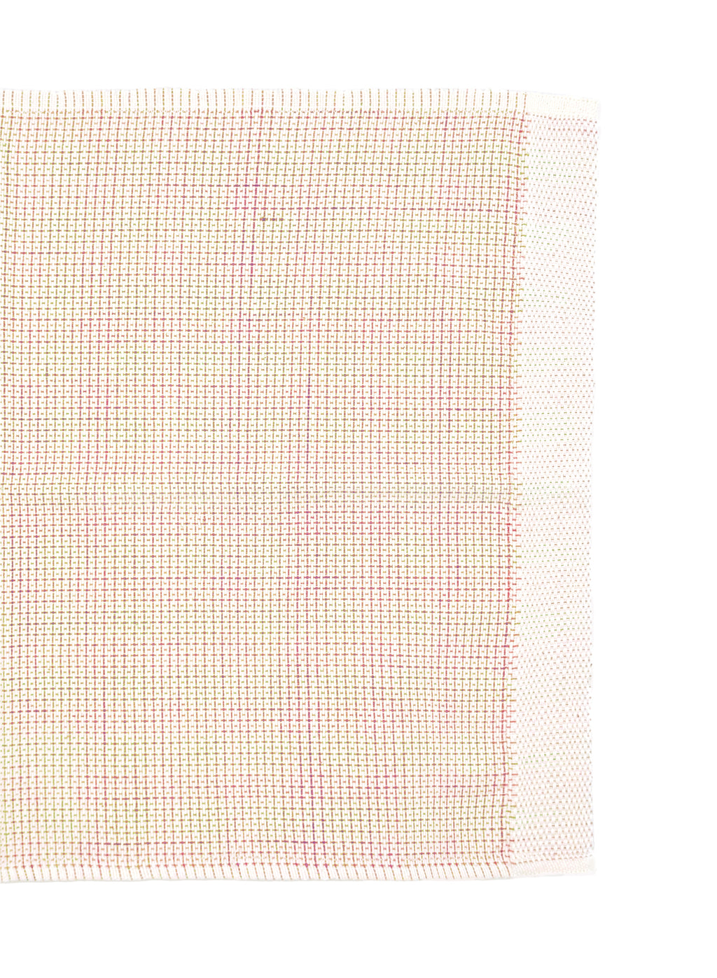 Oame plant-dyed organic hand-woven waffle towel - Gardenia Sapanwood