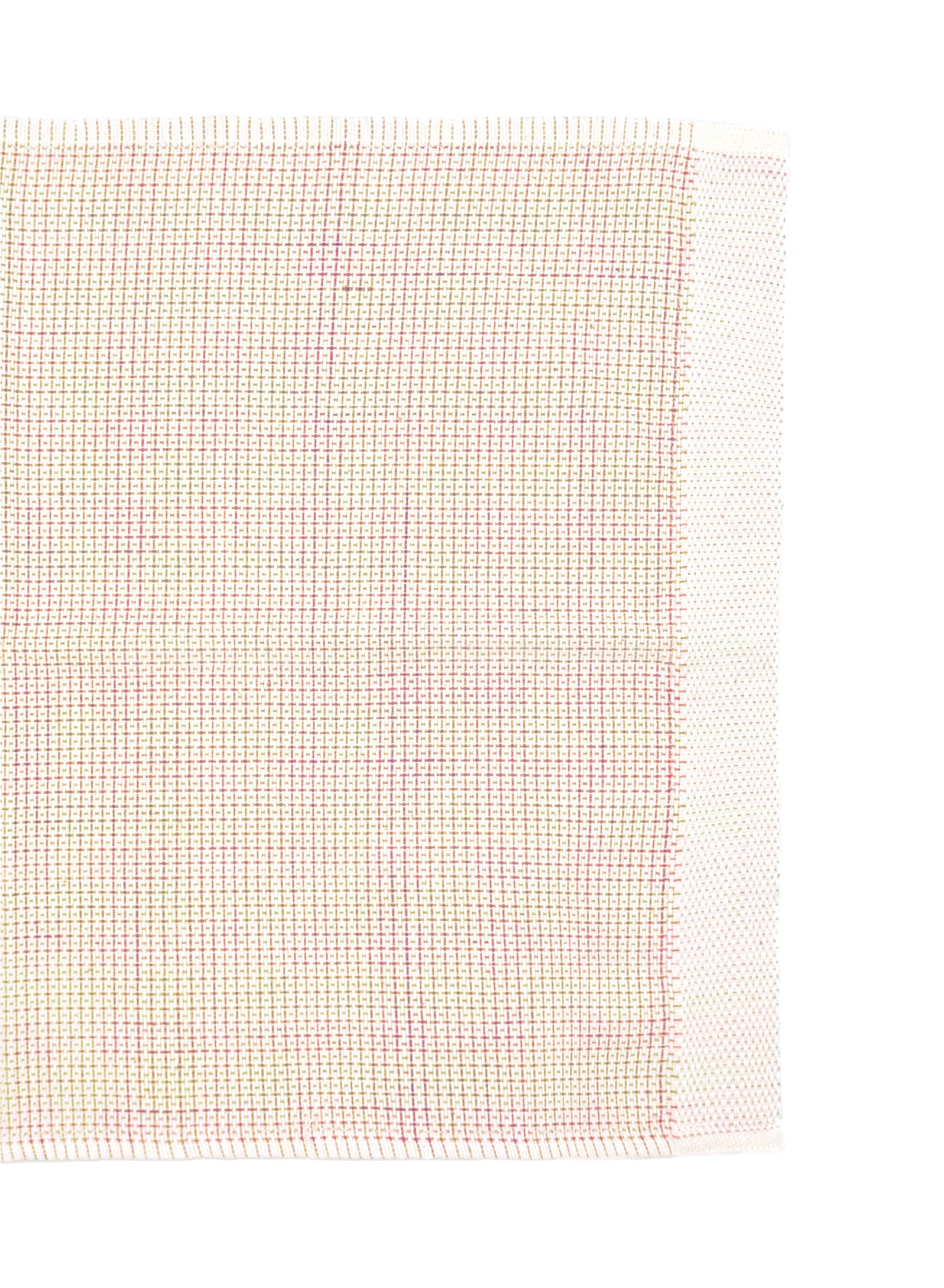 Oame plant-dyed organic hand-woven waffle towel - Gardenia Sapanwood