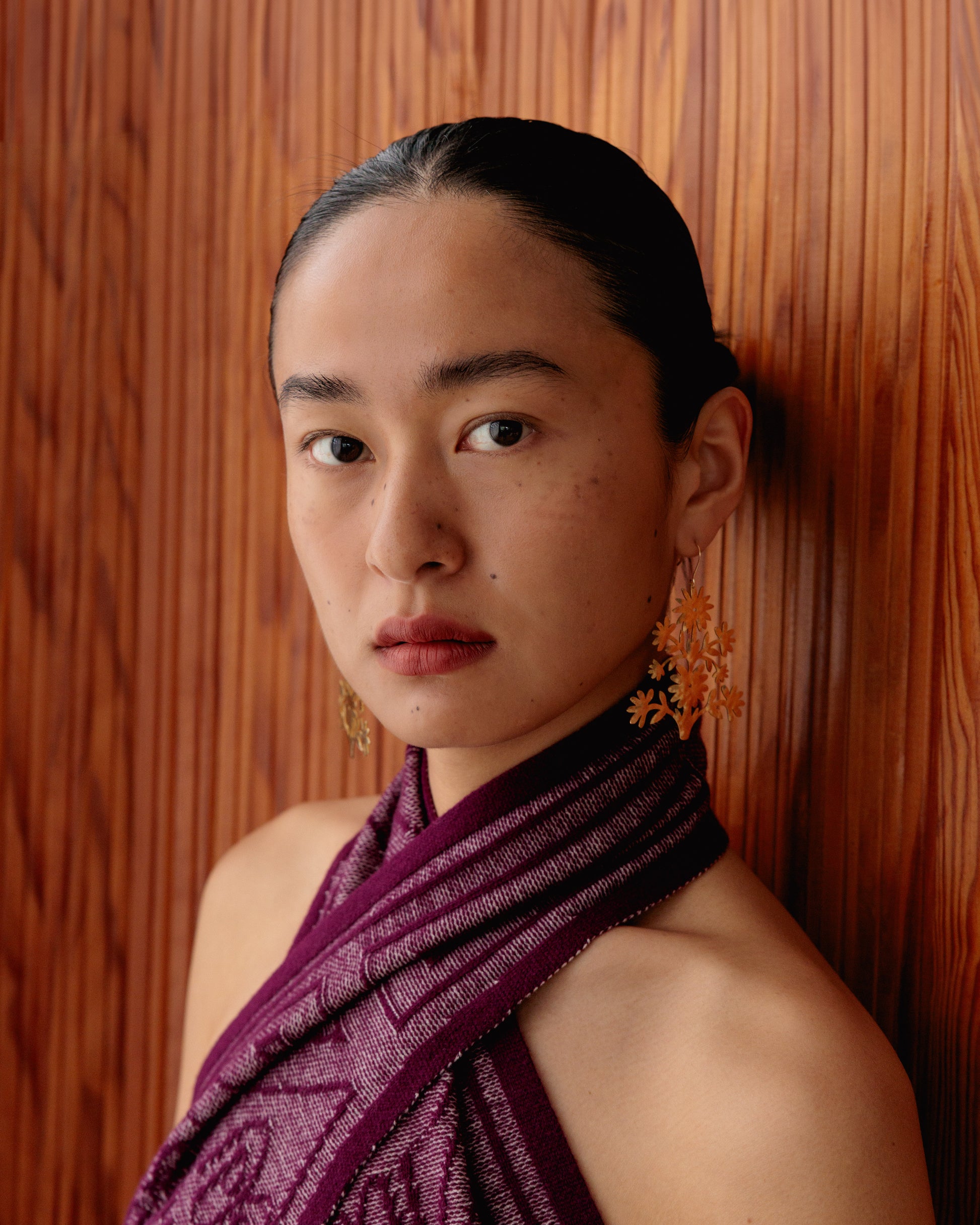 Made-to-order DEFICELER Cross Collar Knitted Shawl