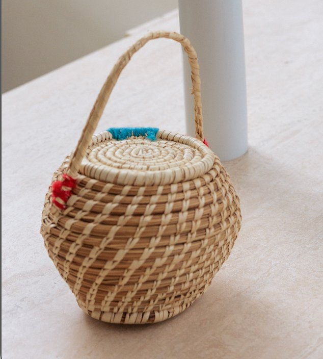 Yi Traditional Bamboo Basket