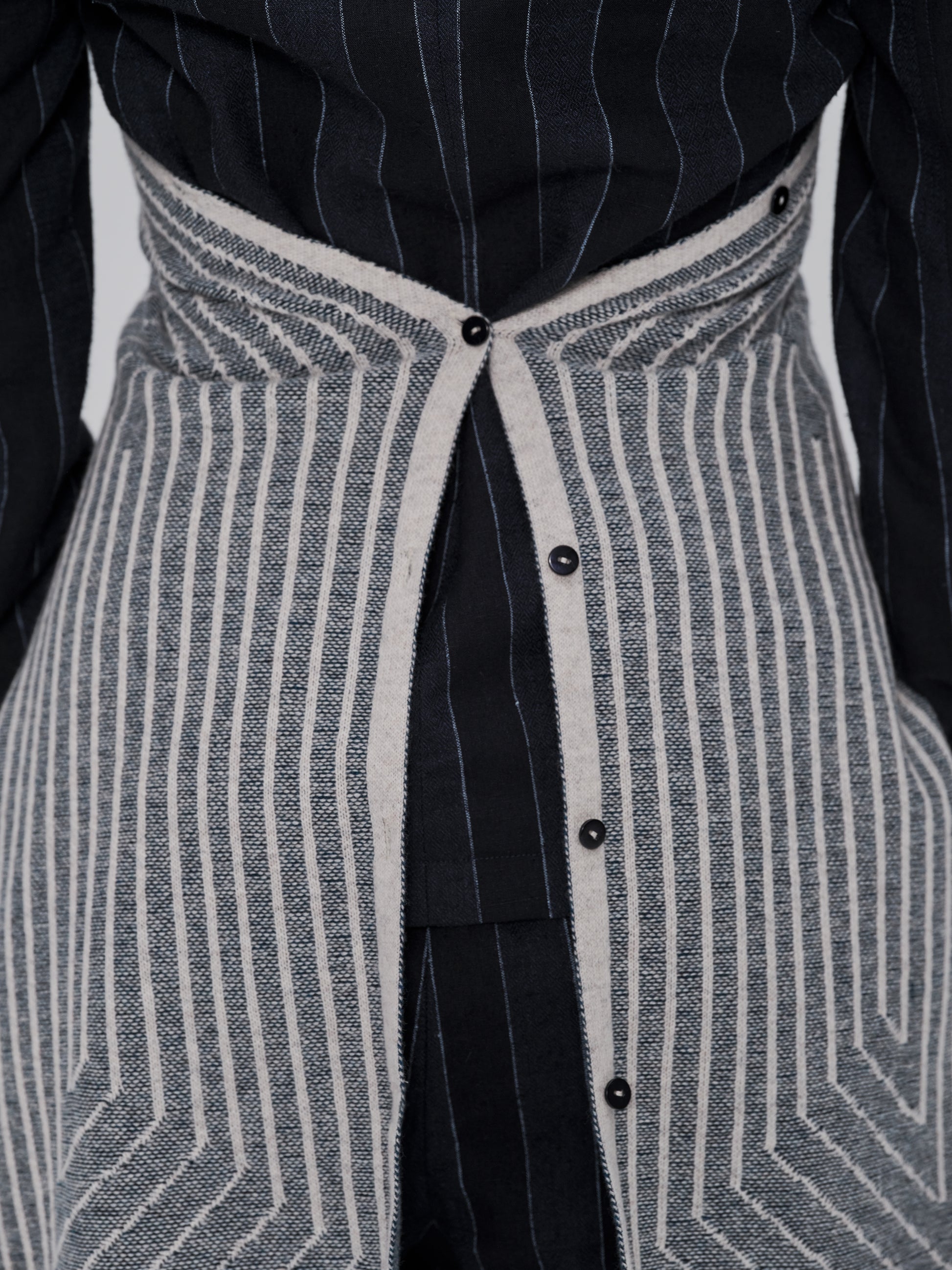Made-to-order DEFICELER Cross Collar Knitted Shawl