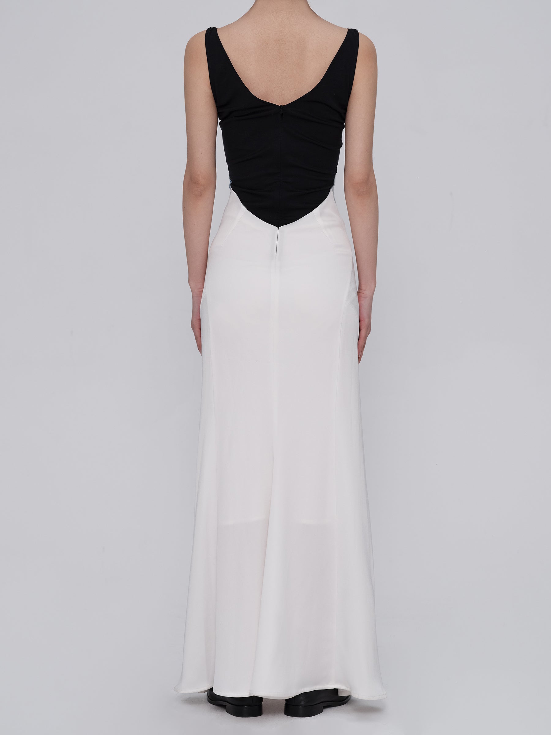 Made-to-order DEFICELER Timeless "Bouyei Moon" Dress White