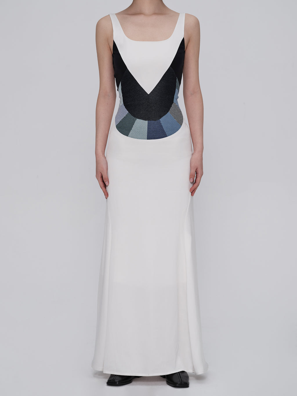 Made-to-order DEFICELER Timeless "Bouyei Moon" Dress White