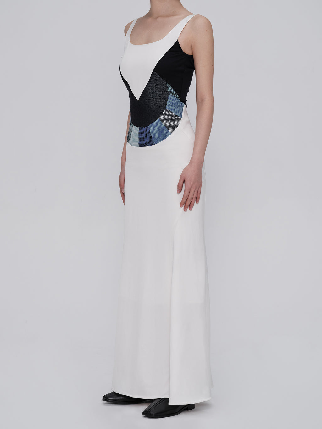 Made-to-order DEFICELER Timeless "Bouyei Moon" Dress White