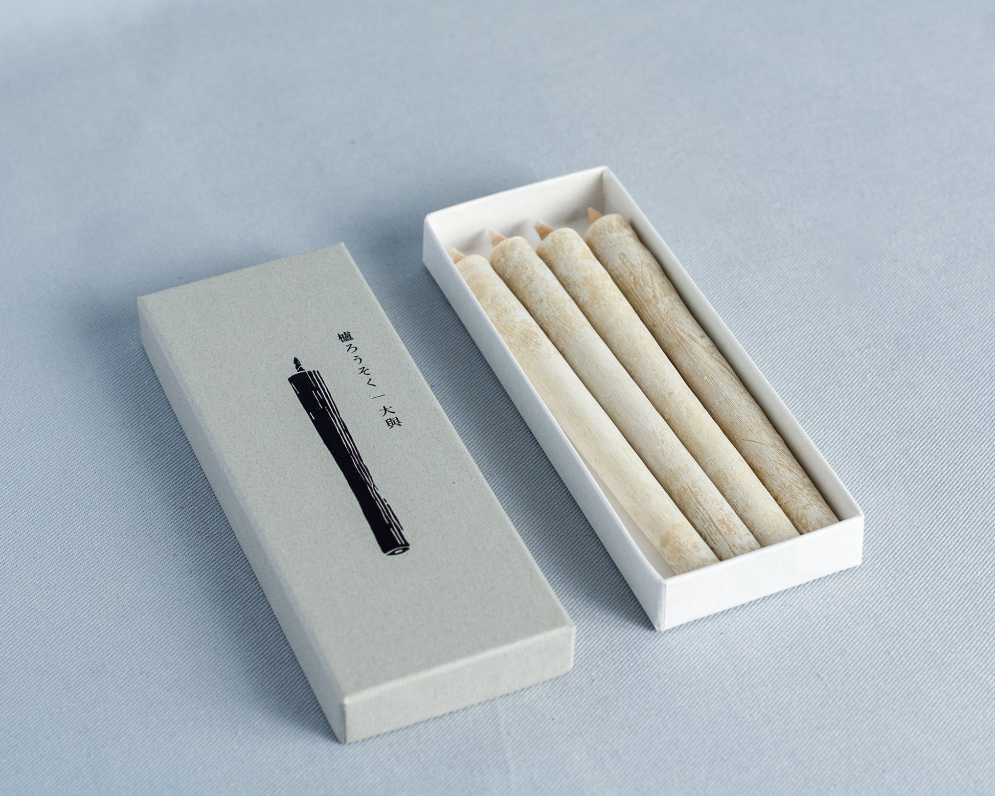 DAIYO Sumac Wax Candle White No.3