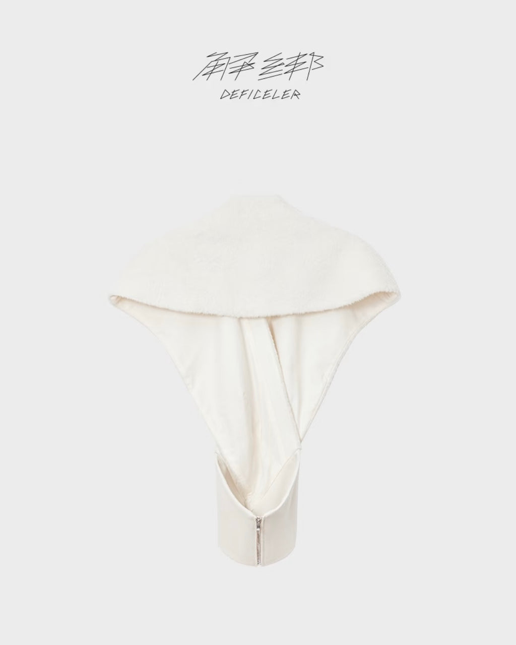 Made-to-order DEFICELER Cross Collar Waistcoat White