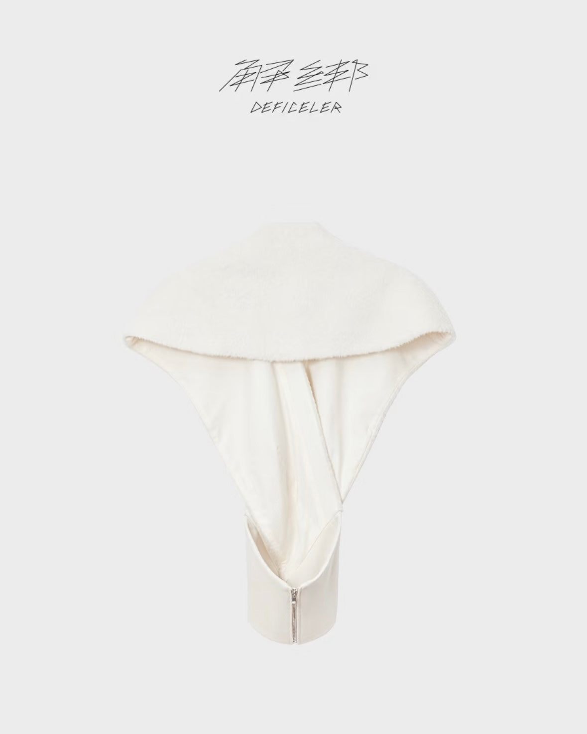 Made-to-order DEFICELER Cross Collar Waistcoat White