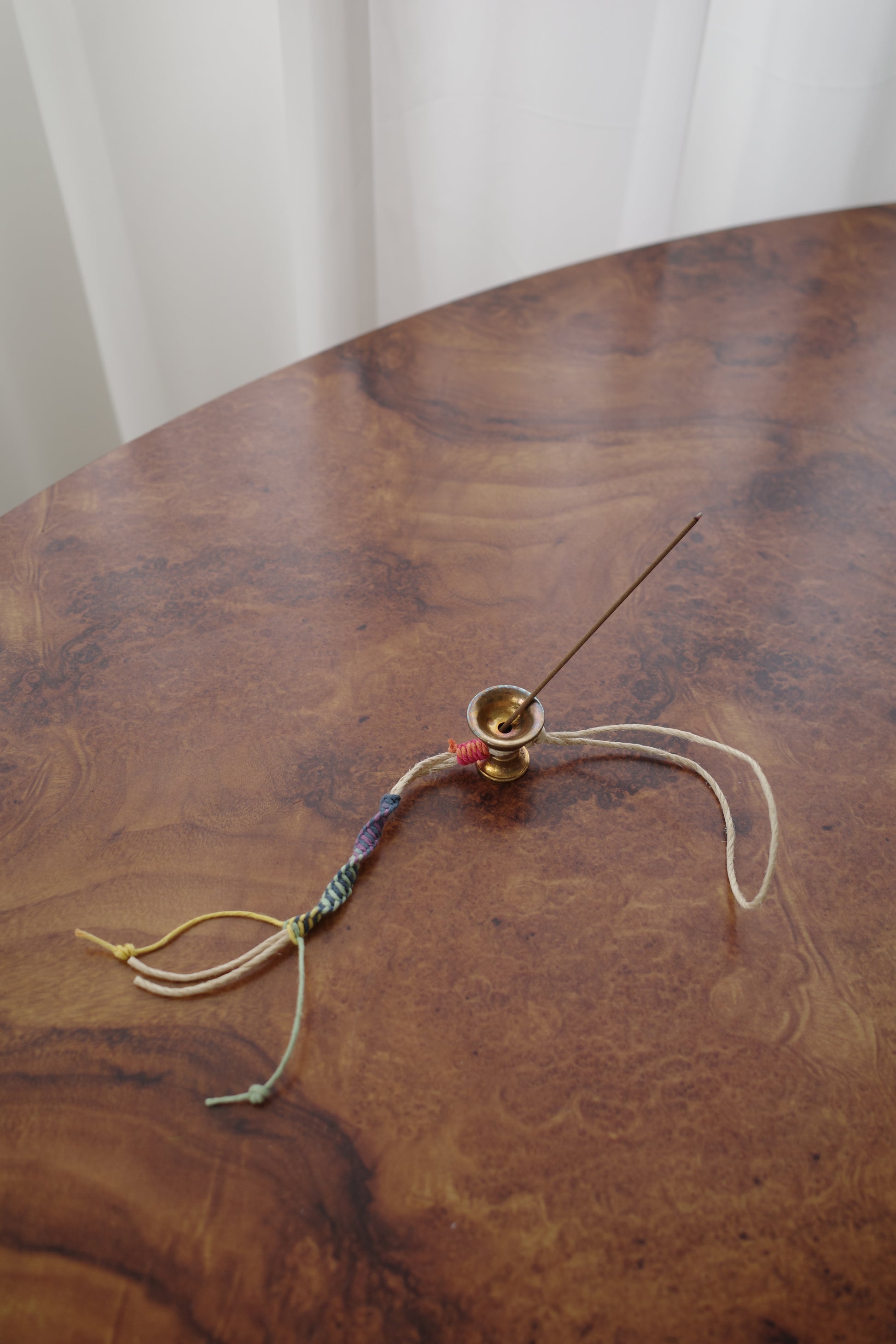COPPERAURA Brass Ritual Lamp - Incense Holder & Bag Charm