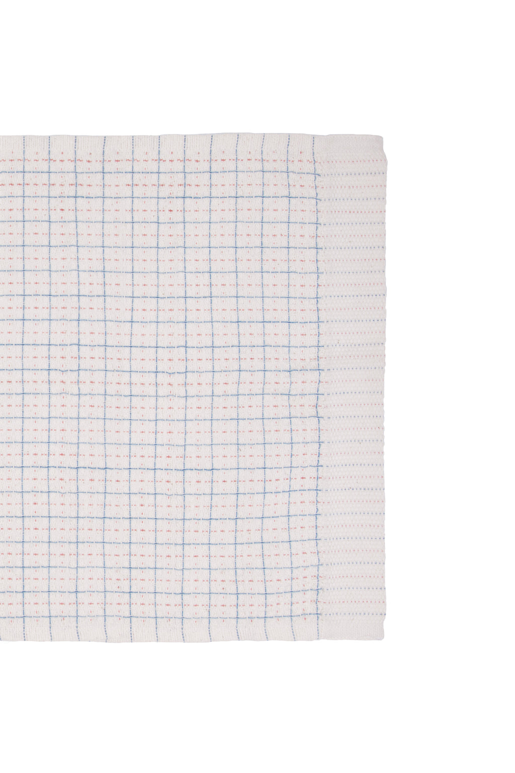 Oame plant-dyed organic hand-woven waffle towel - Indigo Sapanwood